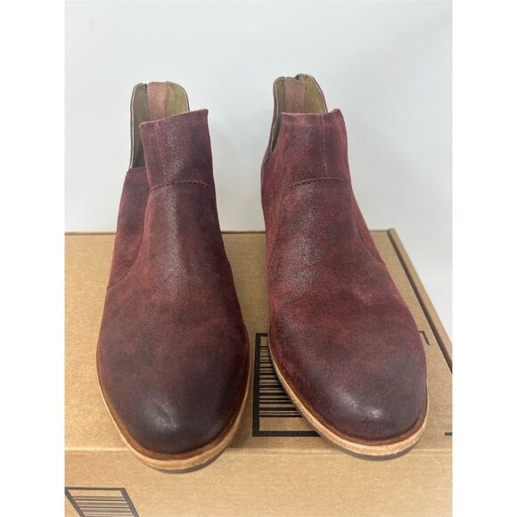 Kork-Ease Women's Skye Red Leather Ankle Boots Size 8M - Picture 4 of 12